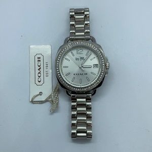Women’s coach stainless steel watch